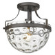 Quinn One Light Semi-Flush Mount (IN60099ORB)