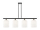 Innovations - 516-4I-BAB-G559-8GWH - Four Light Island Pendant - Ballston - Black Antique Brass