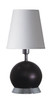 House of Troy - GEO110 - One Light Table Lamp - Geo - Black Matte w/Chrome