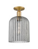 Innovations - 716-1C-BB-G559-8SM - One Light Semi-Flush Mount - Arcadia - Brushed Brass