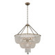 Kalco - 511856BCG - Eight Light Pendant - Esperanza - Brushed Champagne Gold