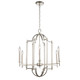 Kalco - 512972PN - Six Light Chandelier - Provence - Polished Nickel