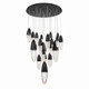 Eurofase - 43860-025 - 22 Light Chandelier - Ecrou - Matte Black