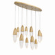 Ecrou 12 Light Linear Chandelier (43861-035)