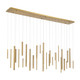 Eurofase - 46814-043 - LED Chandelier - Santana - Antique Brass
