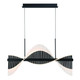 Eurofase - 47125-025 - LED Linear Chandelier - Voltik - Matte Black