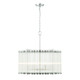 Eurofase - 47239-029 - Six Light Chandelier - Glasbury - Polished Nickel