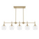 Hunter - 19747 - Five Light Chandelier - Xidane - Alturas Gold