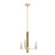 Hunter - 19781 - Three Light Chandelier - Gatz - Alturas Gold