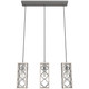 Hunter - 19949 - Three Light Linear Cluster - Gablecrest - Distressed White