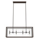 Hunter - 19978 - Eight Light Linear Chandelier - Felippe - Onyx Bengal