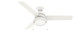 Hunter - 50378 - 52 Ceiling Fan - Aker - Fresh White