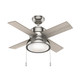 Hunter - 51040 - 36 Ceiling Fan - Loki - Brushed Nickel