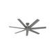 Hunter - 51589 - 60 Ceiling Fan - Downtown - Matte Silver