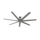 Hunter - 51591 - 72 Ceiling Fan - Downtown - Matte Silver