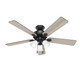 Hunter - 51737 - 52 Ceiling Fan - Swanson - Matte Black