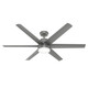 Hunter - 51876 - 60 Ceiling Fan - Skysail - Matte Silver