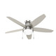 Hunter - 52419 - 52Ceiling Fan - Lilliana - Brushed Nickel