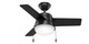 Hunter - 59302 - 36 Ceiling Fan - Aker - Matte Black