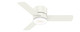 Hunter - 59452 - 44 Ceiling Fan - Minimus - Fresh White