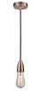 Innovations - 100AC-10BR-4AC - One Light Mini Pendant - Fairchild - Antique Copper
