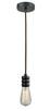 Innovations - 100BK-10BR-5BK - One Light Mini Pendant - Gatsby - Matte Black