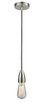 Innovations - 100SN-10GY-4SN - One Light Mini Pendant - Fairchild - Satin Nickel