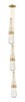 Innovations - 103-452-1P-BB-G452-4SDY - Three Light Pendant - Downtown Urban - Brushed Brass