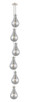 Innovations - 106-451-1P-PN-G451-7SM - Six Light Pendant - Downtown Urban - Polished Nickel
