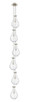 Innovations - 106-451-1P-SN-G451-7CL - Six Light Pendant - Downtown Urban - Brushed Satin Nickel