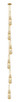Innovations - 106-452-1P-BB-G452-4ME - Six Light Pendant - Downtown Urban - Brushed Brass