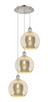 Innovations - 113B-3P-PN-G128-10 - Three Light Pendant - Ballston - Polished Nickel