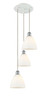Innovations - 113B-3P-WPC-GBD-751 - LED Pendant - Ballston - White Polished Chrome