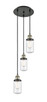 Innovations - 113F-3P-BAB-G314 - Three Light Pendant - Franklin Restoration - Black Antique Brass