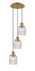 Innovations - 113F-3P-BB-G302 - Three Light Pendant - Franklin Restoration - Brushed Brass