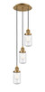 Innovations - 113F-3P-BB-G314 - Three Light Pendant - Franklin Restoration - Brushed Brass