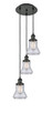 Innovations - 113F-3P-BK-G194 - Three Light Pendant - Franklin Restoration - Matte Black