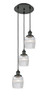 Innovations - 113F-3P-BK-G302 - Three Light Pendant - Franklin Restoration - Matte Black