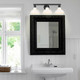 Carver Three Light Bath Vanity (0305-BA3 BLK-VMG)