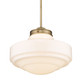 Ingalls One Light Pendant (0508-L MBS-VMG)