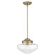 Ingalls One Light Pendant (0508-M MBS-CLR)