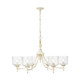 Keating Six Light Chandelier (0806-6 AI-HWG)