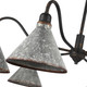 Jasper Six Light Chandelier (0877-6 ABI-GV)