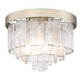 Ciara Three Light Flush Mount (1768-FM WG-HWG)