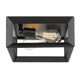 Smyth Two Light Flush Mount (2073-FM BLK)