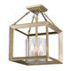 Smyth Three Light Mini Chandelier (2073-M3 WG-CLR)