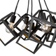 Cassio Five Light Pendant (2086-5P BLK)