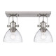 Hines Two Light Semi-Flush Mount (3118-2SF PW-SD)
