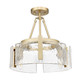 Aenon Three Light Semi-Flush Mount (3164-3SF BCB-HWG)