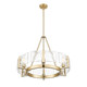 Aenon Six Light Chandelier (3164-6 BCB-HWG)